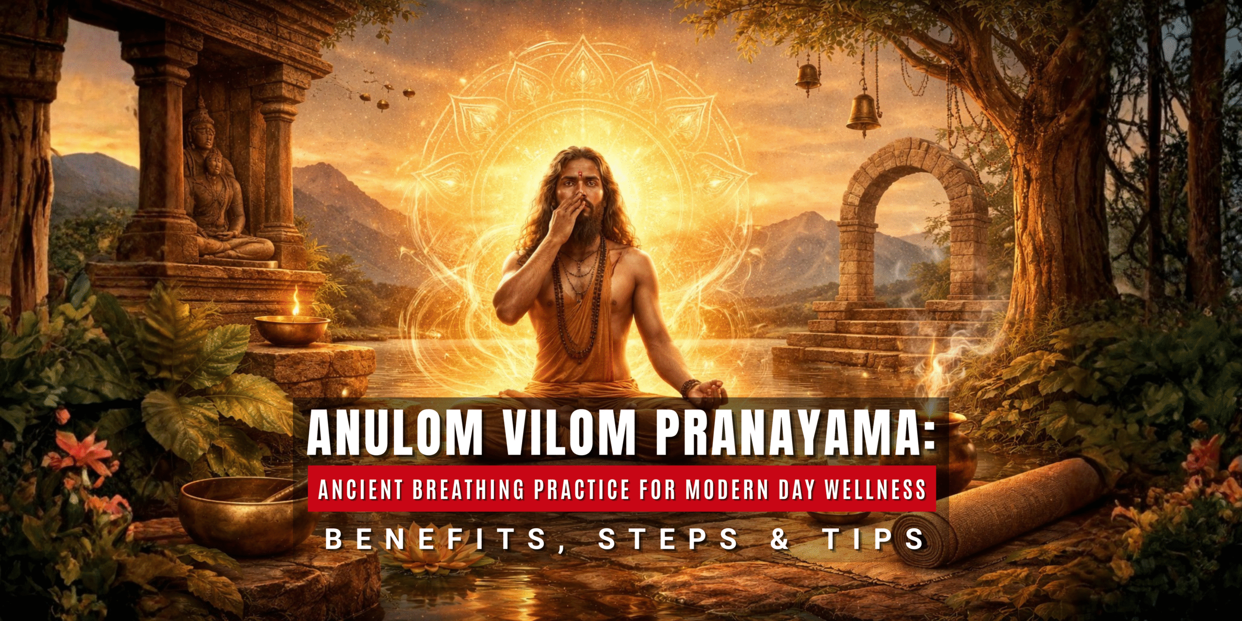 Anulom Vilom Pranayama: Ancient Breathing Practice for Modern Day Wellness | Benefits, Steps & Tips