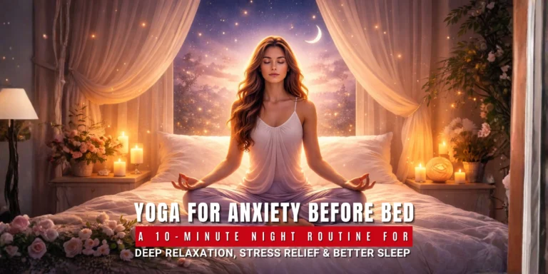 Yoga for Anxiety Before Bed: A 10-Minute Night Routine for Deep Relaxation, Stress Relief & Better Sleep