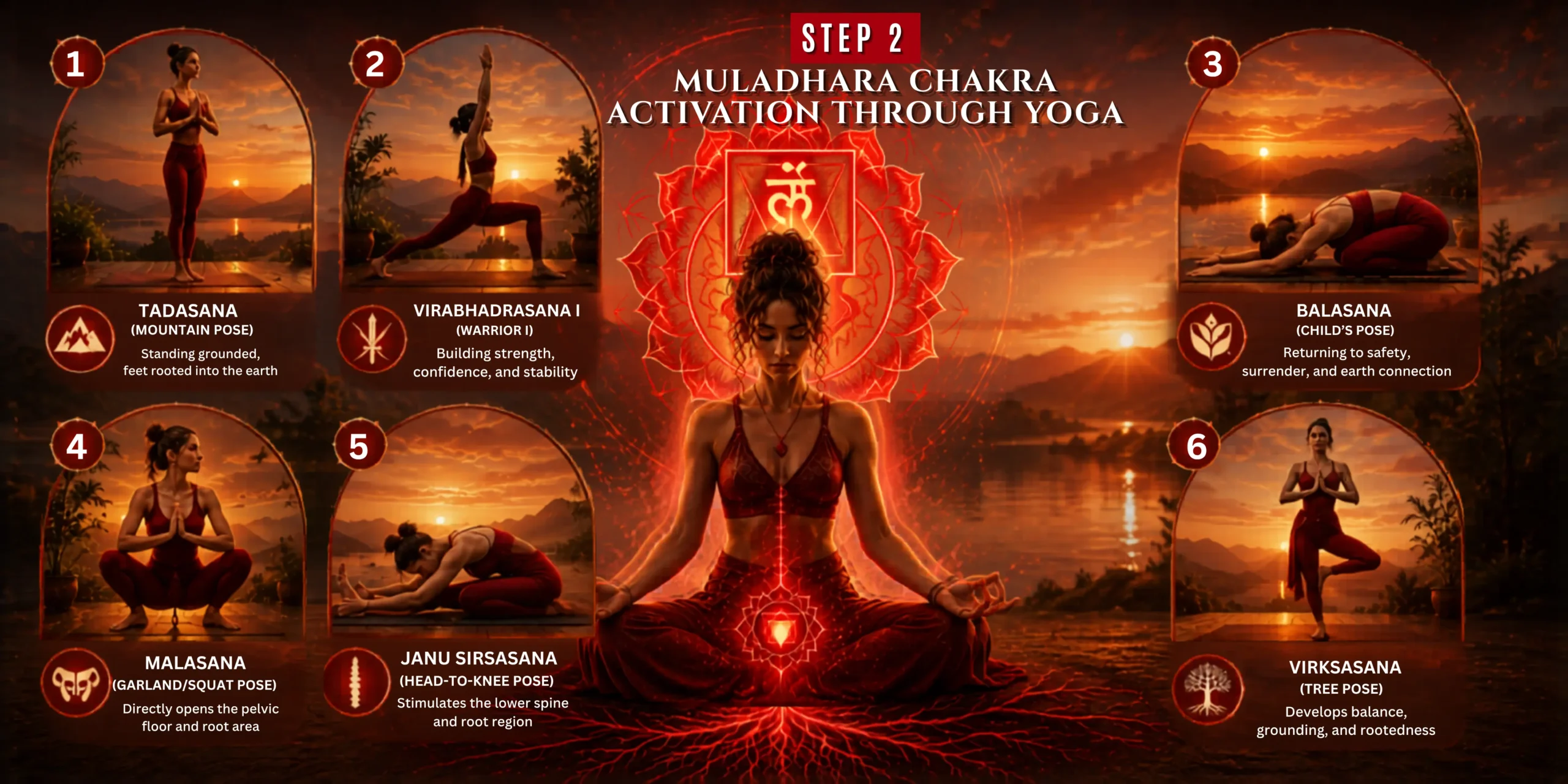Muladhara Chakra Activation through Yoga